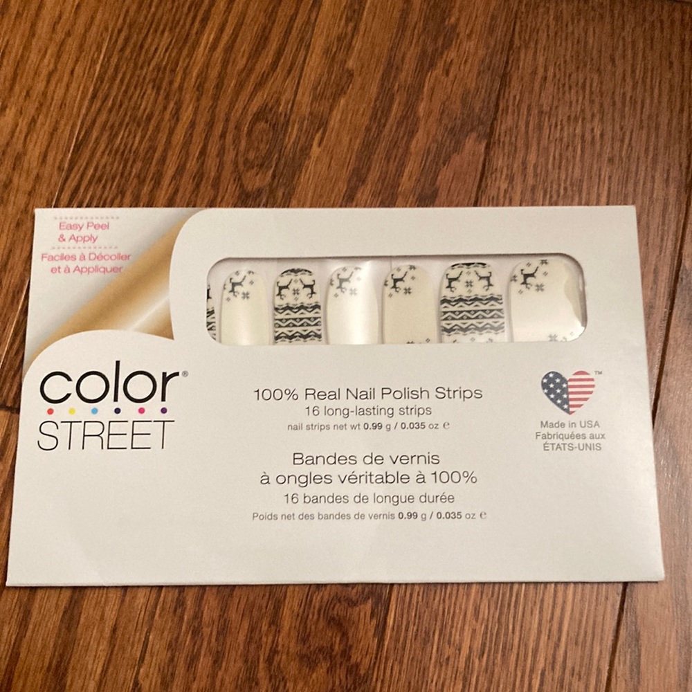 NIP Color Street Retired Holiday Nails - A Dashing Time